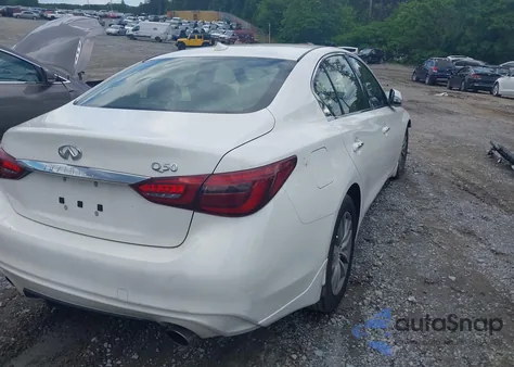 2021 Infiniti Q50 Pure z USA, uszkodzony, nr VIN JN1EV7APXMM700248